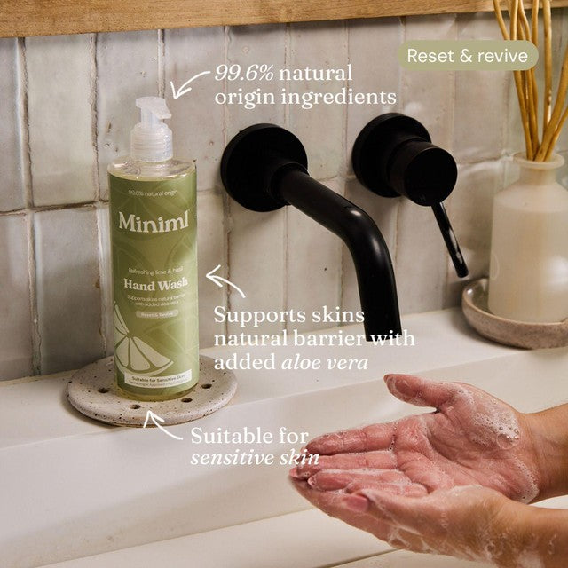 Miniml hand wash Refreshing Lime and Basil, imported from the UK