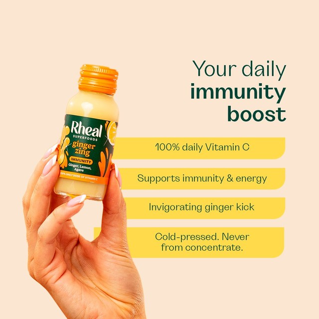 Rheal Ginger Zing immunity shot 60ml, imported from the UK