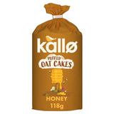 Kallo honey puffed oat cakes 118g, UK version