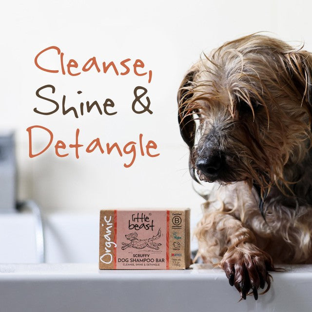 Little Beast Organic Scruffy Dog Shampoo Bar 100g, UK version