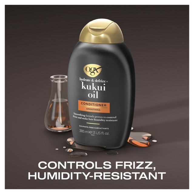 OGX Kukui Oil Shampoo 385ml, imported from the UK