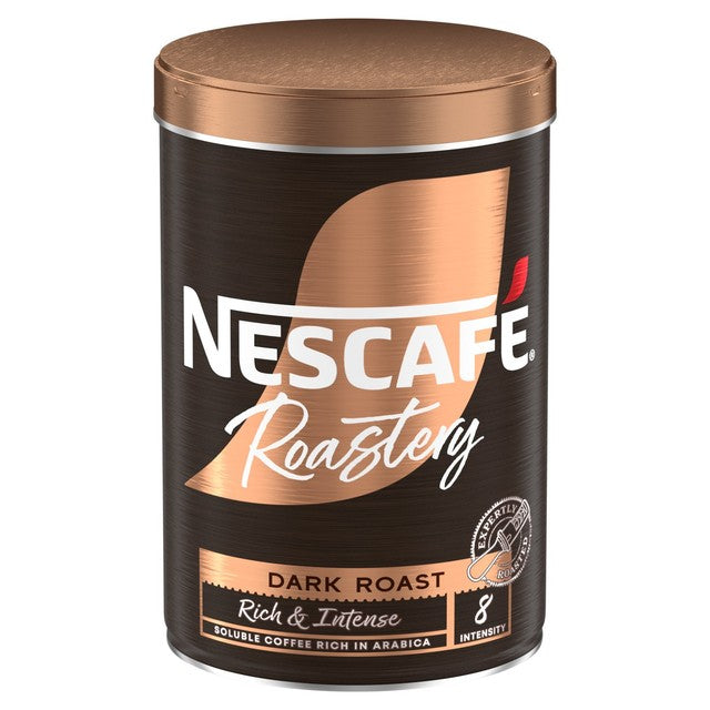 Nescafe Gold Blend Roastery Collection Dark Roast instant coffee 95g, imported from the UK