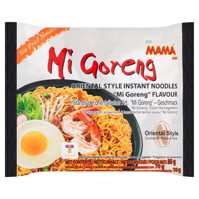 MAMA Mi Goreng instant noodles 80g, imported from the UK