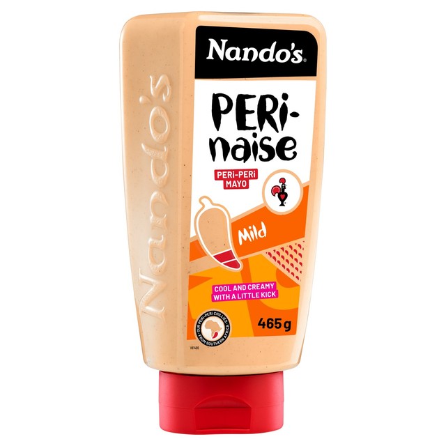 Nando's Perinaise Mild peri-peri mayonnaise 465g, imported from the UK