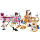 Playmobil My Life Cat Cafe toy playset, imported from the UK