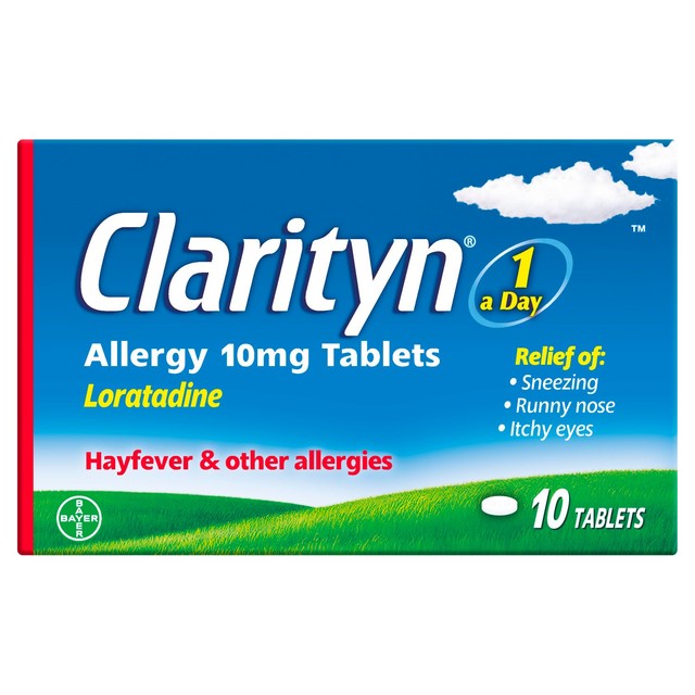 Clarityn Hayfever Relief Tablets One A Day 10 pack - British product
