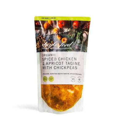 Daylesford Økologisk Krydret Kylling Tagine med Aprikoser & Kikerter Ferdigrett 550g