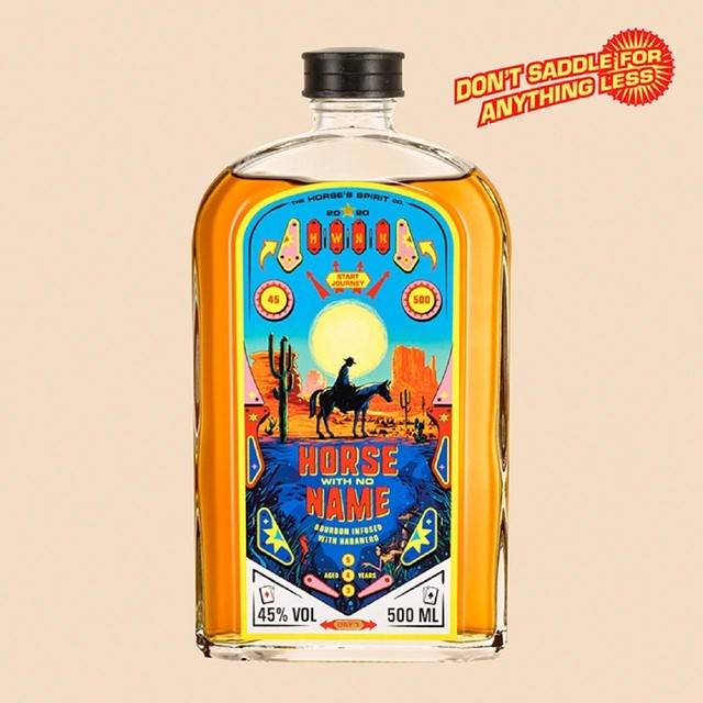Horse with No Name habanero infused bourbon whiskey 500ml, UK version