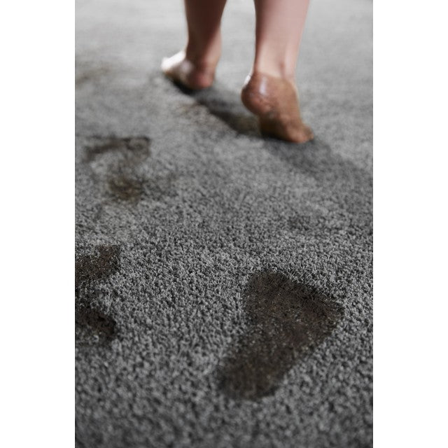 HugRug Charcoal Original Plain Doormat 50cm x 75cm, UK version