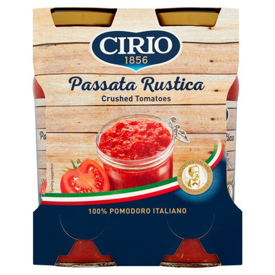 Cirio Passata Rustica Grov Tomat Passata 2 x 350g