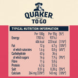Quaker porridge breakfast bar mixed berries 2 pack, imported from the UK