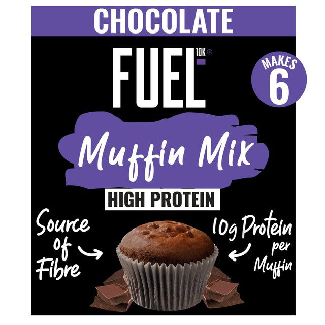 Fuel10K chocolate muffin mix high protein, imported from the UK