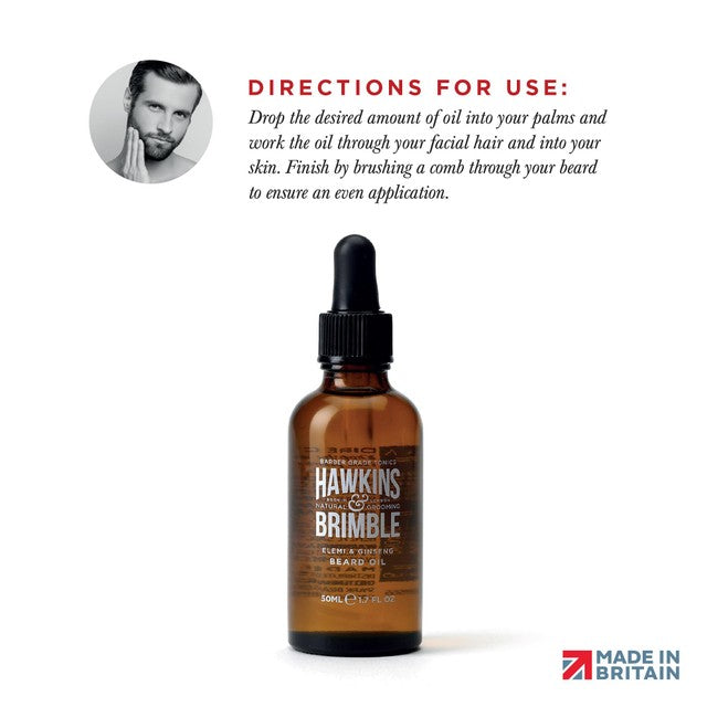 Hawkins & Brimble Beard Oil 50ml, UK version
