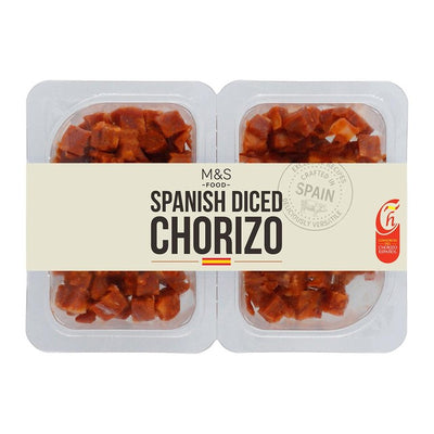 M&S Spanish Diced Chorizo Salami 2 x 65g