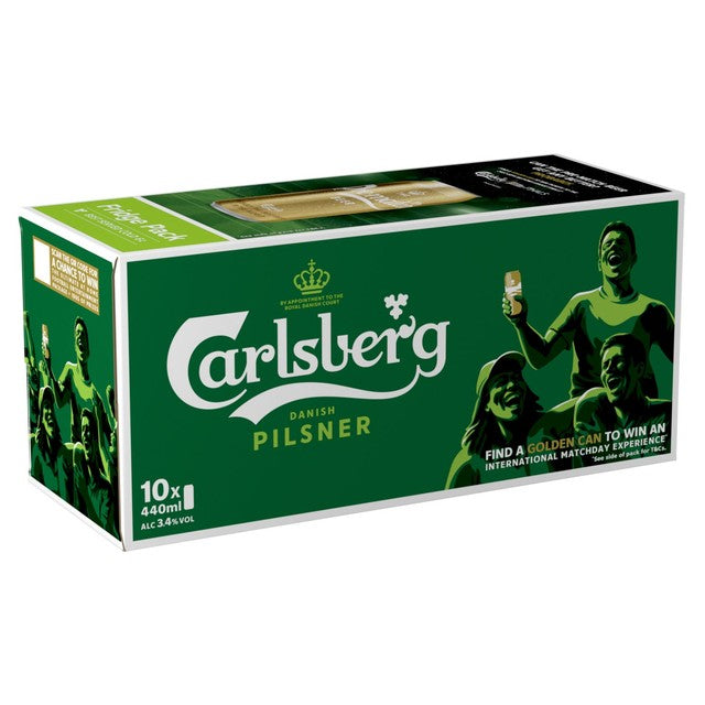 Carlsberg Pilsner Danish Lager Cans 10x440ml - British product