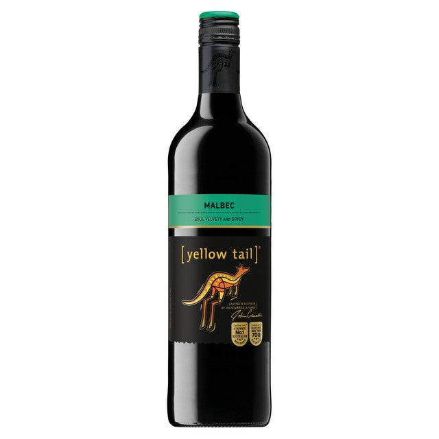 Yellow Tail Malbec red wine 75cl (British brand)