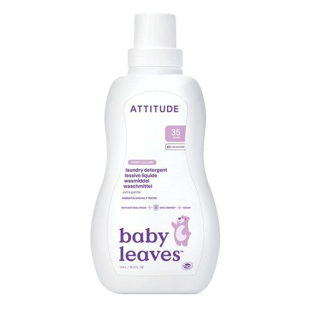 Attitude Sweet Lullaby baby laundry detergent 35 Loads - British product