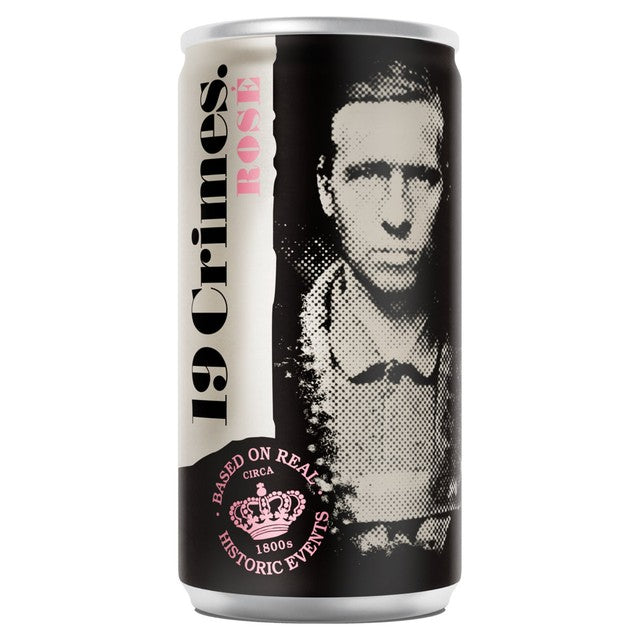 19 Crimes Rosé Can Wine 18.7cl - British product