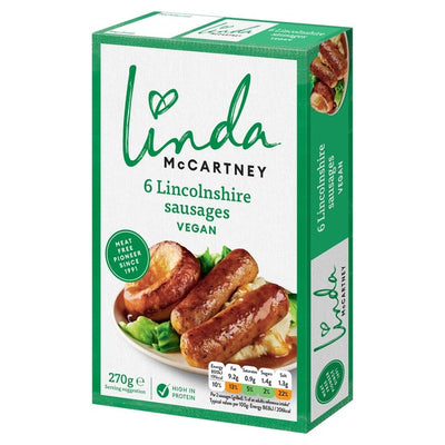 M&S Linda McCartney Saucisses végétariennes du Lincolnshire 270g - Acheter en ligne chez McGrocer