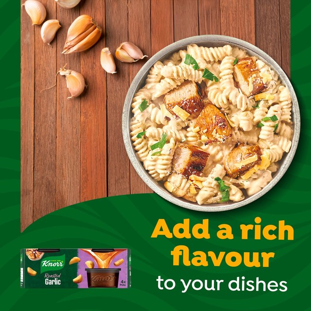 Knorr Roasted Garlic Stock Pot pack of 4, UK version