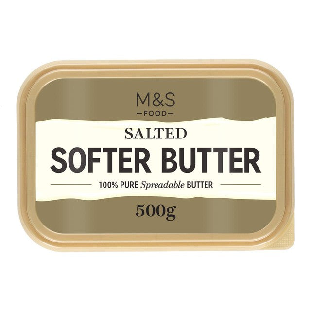 M&S salted softer butter 500g, imported from the UK