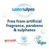WaterWipes sensitive weaning plastic free baby wipes 720 wipes (British brand)