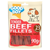 Good Boy tender beef fillets dog treats 90g, UK version
