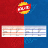 Walkers Ready Salted and Cheese & Onion crisps multipack 12 pack (British brand)