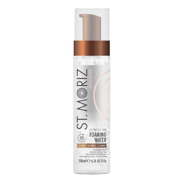 St Moriz Advanced Express Self Tan Foaming Water 200ml (British brand)