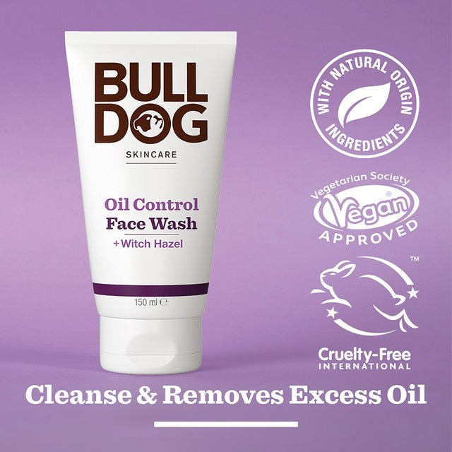 Bulldog Oil Control Face Wash 150ml - British product