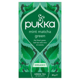 Pukka Herbs Mint Matcha Green tea bags 20 per pack, imported from the UK