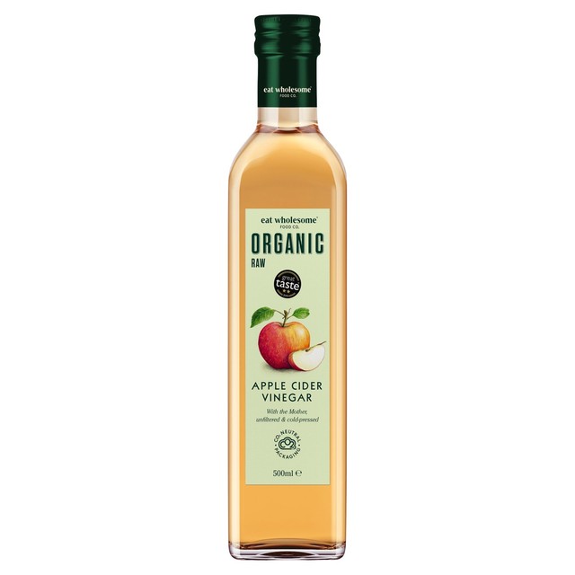 Eat Wholesome organic raw apple cider vinegar with mother 500ml - British product