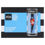Artisan Drinks Co Skinny London Tonic Water 6 x 200ml cans - British product