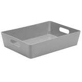 Wham storage basket rectangular cool grey 6L (British brand)