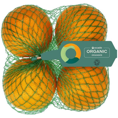 M&S Ocado Organic Oranges Fresh Fruit 4 per pack- Buy online at McGrocer