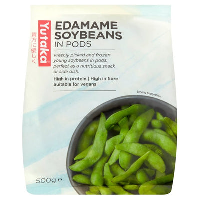 M&S Yutaka Frozen Edamame in Pod Young Soybeans 500g- Buy online at McGrocer