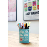 Islands 55% milk chocolate button tin 200g, UK version