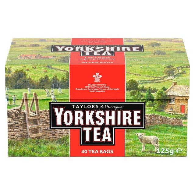 Yorkshire Tea black tea bags 40 teabags (British brand)