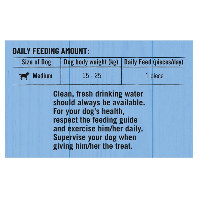 Bakers Dental Delicious Medium Chicken Dog Chews 200g - British product