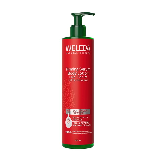 Weleda firming pomegranate body lotion with maca peptides 250ml (British brand)