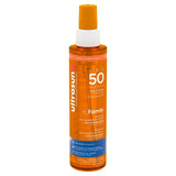 Ultrasun SPF50 wet skin spray, imported from the UK