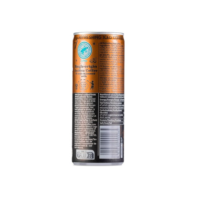 Jimmy's Iced Coffee strong iced coffee 250ml, UK version