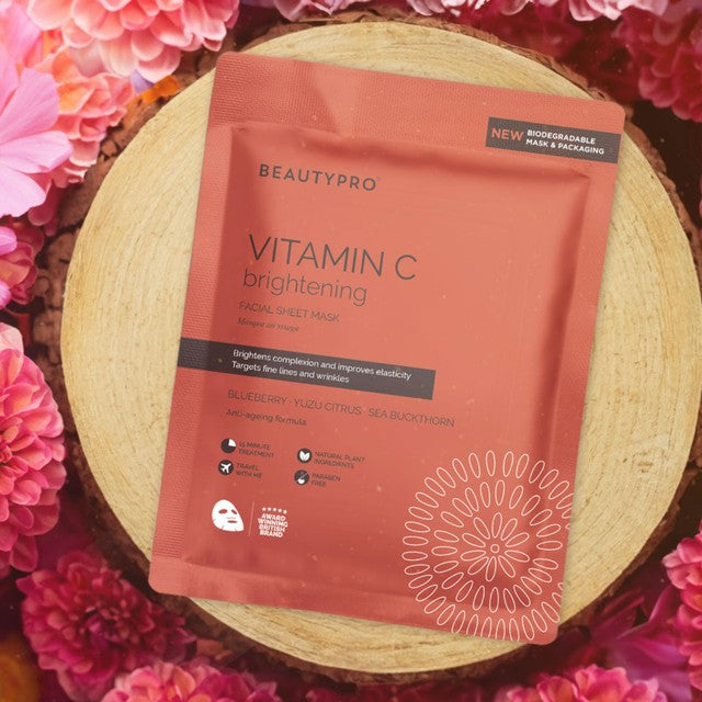 Beauty Pro Vitamin C Brightening sheet mask - British product