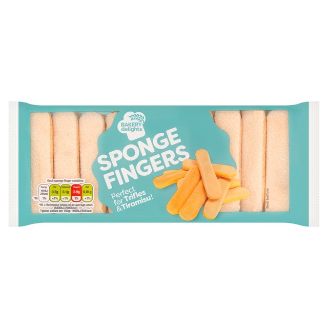 Bakery Delights trifle sponge fingers 125g - British product