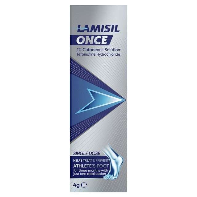 Lamisil Once athlete's foot antifungal treatment 4g, UK version