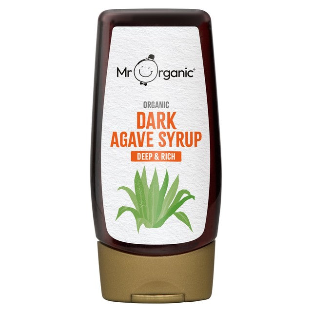 Mr Organic Dark Agave Syrup 250ml, imported from the UK