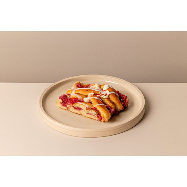 Ole & Steen strawberry and white chocolate pastry slice, imported from the UK