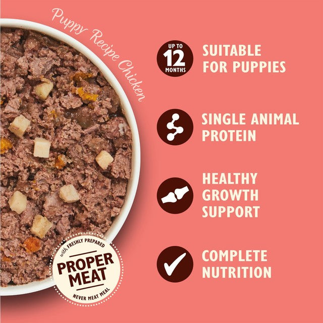 Lily's Kitchen puppy food chicken potatoes carrots 400g, UK version