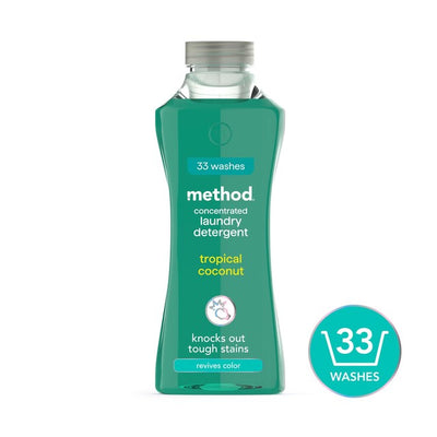M&S Method Concentrated Laundry Liquid Tropical Coconut Detergent 990ml- Buy online at McGrocer
