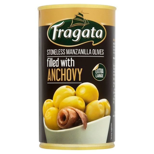 Fragata anchovy stuffed olives 350g - British product